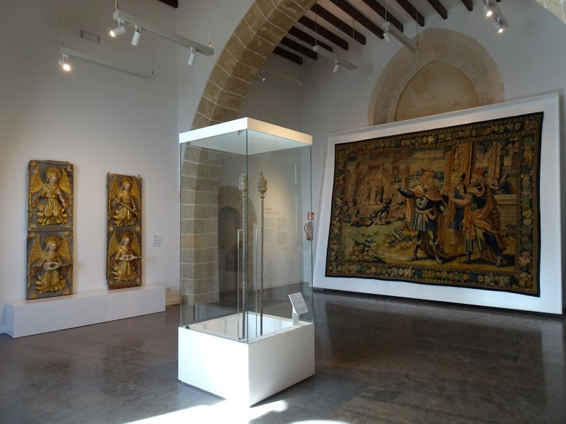 Una de les sales actuals del Museu d'Art Sacre de Mallorca